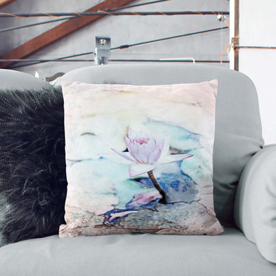 Floral Square Throw Cushion