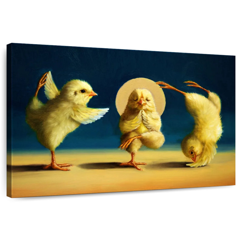 Yoga Chicks Three, H 20 po x l 30 po