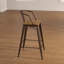 Counter Stool with Metal Frame-1540992966