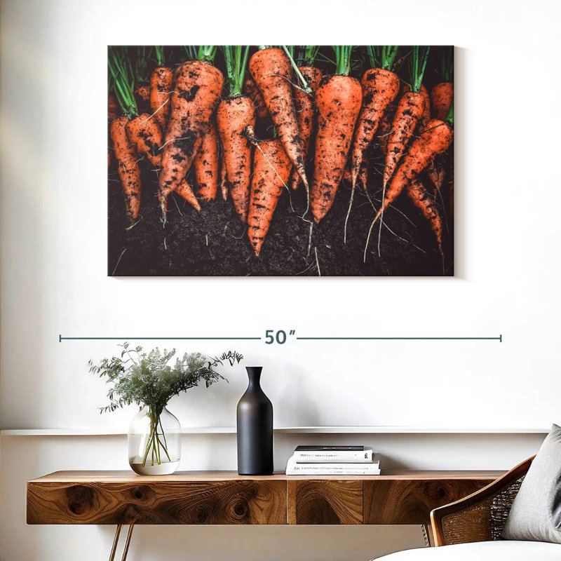 Yarlin Carrot Harvest, 26" H x 39" W