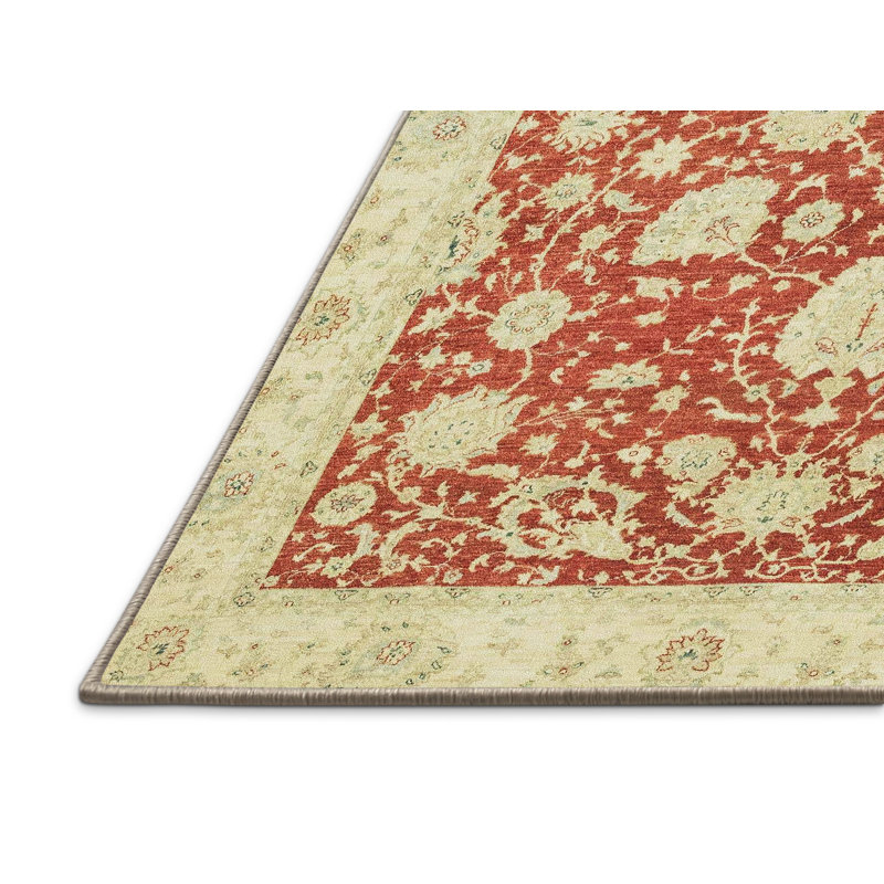 Tapis multicolore à motif abstrait Abdalah, Rectangle 7 pi x 9 pi