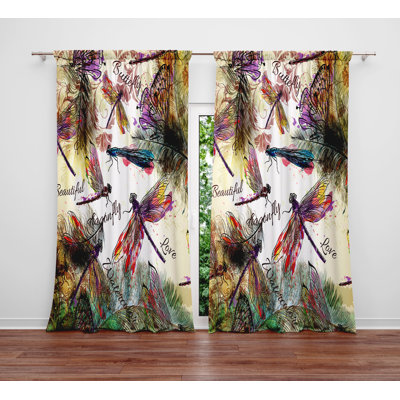 Semi Sheer Curtain Panel Pair