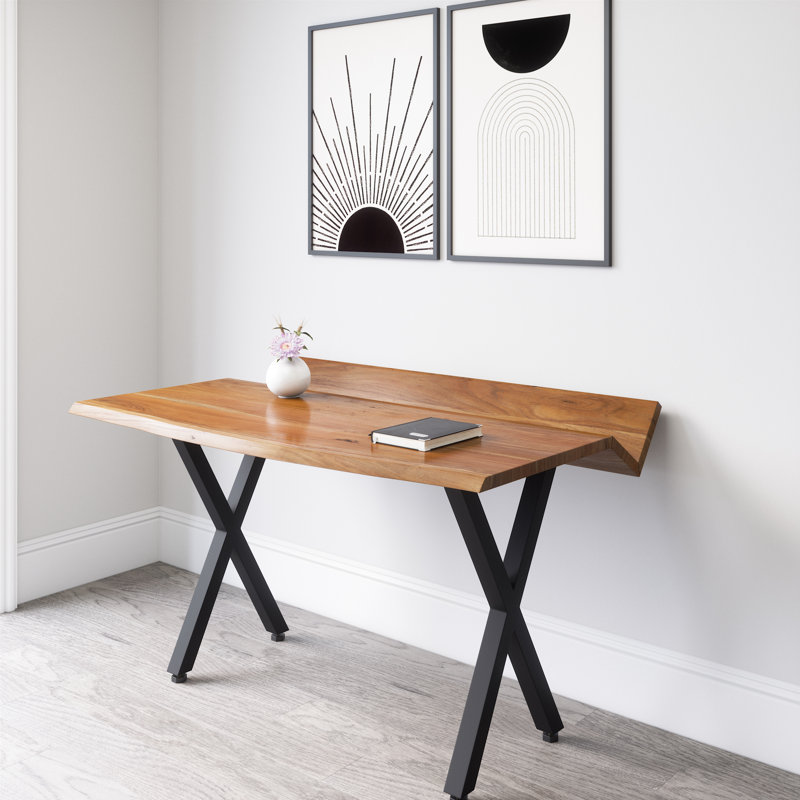 Asger Live Edge Desk with Storage
