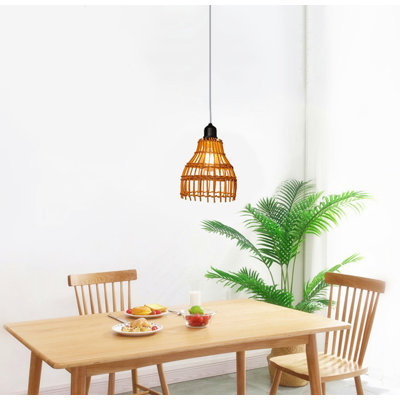 Veilleuse Boho Lampe en rotin Lampe suspendue rétro à pile Ampoule sans électricité Éclairage extérieur Lanternes d'extérieur Lanternes résistantes aux intempéries