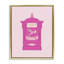 Cadre flottant rose avec boîte aux lettres de style portugais, design par Jessica Beck-252905479-252905476