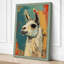 Serene Llama Modern - Wrapped Canvas-386963740-386963741