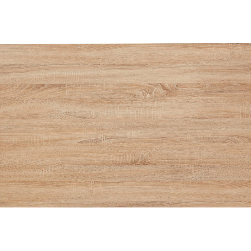 Neshaun Metal Base Dining Table, 76cm H x 90cm W x 180cm L