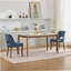 Ensemble de 2 chaises de salle à manger en bois, chaise d'appoint rembourrée moderne pour la salle à manger de cuisine-961191006