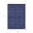 HomeRoots Rectangle Machine Woven Area Rug