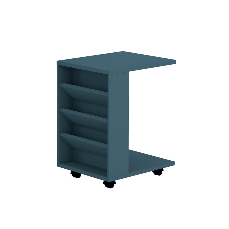 Joan Side Table End Table, Turquoise