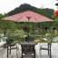 PARAPLUIE 9 pi 9 rayures rouges-1325950007