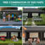 6m x 3m Iron Gazebo
