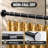 This heavy-duty black bathroom shower rod uses a telescopic spring-tension design that adjusts from 32-80 inch, installs without drilling, is rustproof, and provides a non-slip hold.