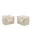 Ensemble de fauteuils d'appoint avec coussins-1207931273
