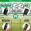 ELEP Black Metal Pet Barrier