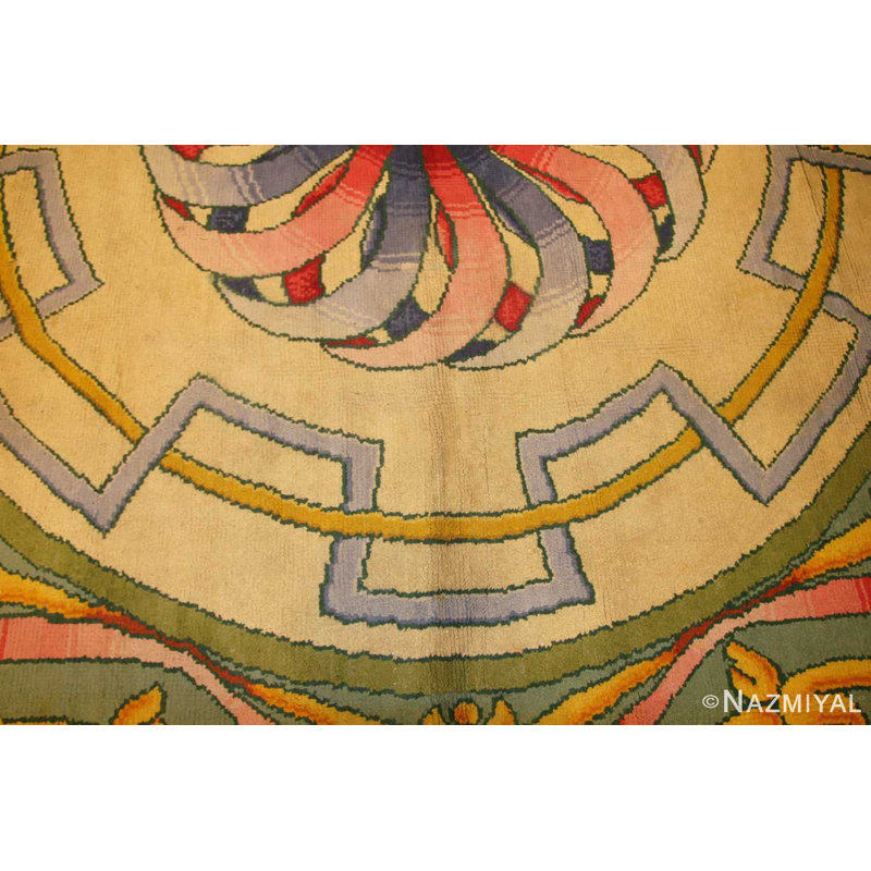 Très grand tapis art déco espagnol