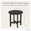 Table d'appoint ronde 18 po POLYWOOD-20346863