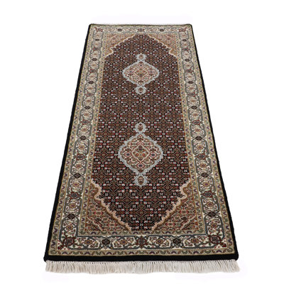 Tabriz Mahi Oriental Wool Hand Woven Area Rug