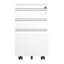 Classeur mobile compact - Sécurité verrouillable - Tout en acier - Pour le bureau / la maison-461960359