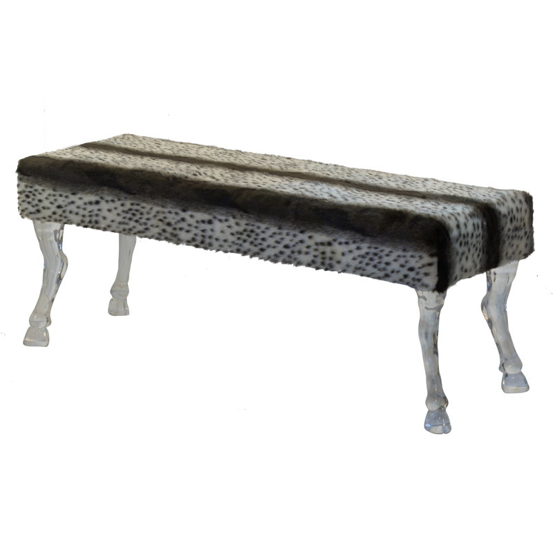 Bane Faux Fur Upholstered Bench