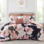 de literie pour grand lit en coton, rosé multicolore, confort douillet