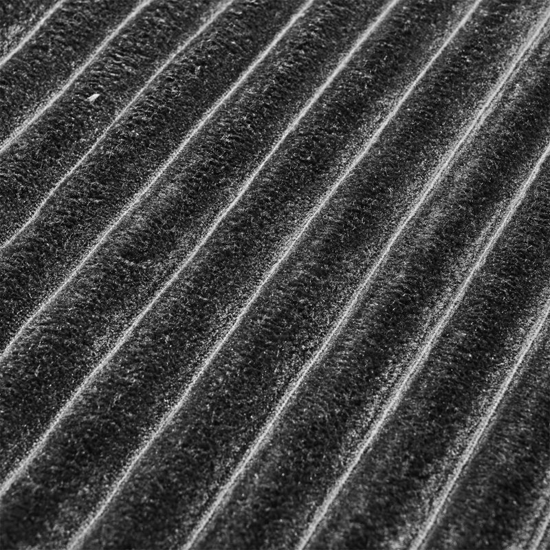 Canapé modulaire en L rembourré, Orienté à droite, Noir