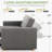 Meit 49"W Convertible Sleeper Sofa 3-In-1-942858578