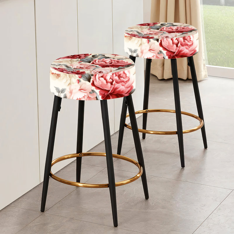 Ensemble de 2 tabourets de bar Vintage