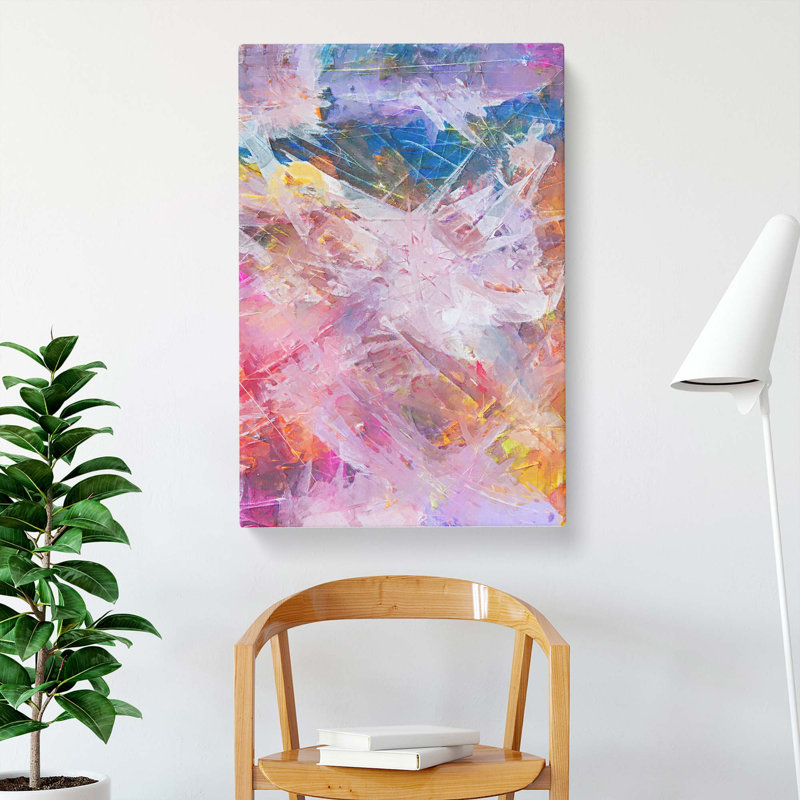 Tell Me A Story In Abstract - Wrapped Canvas Painting, 50cm H x 35cm W x 3cm D