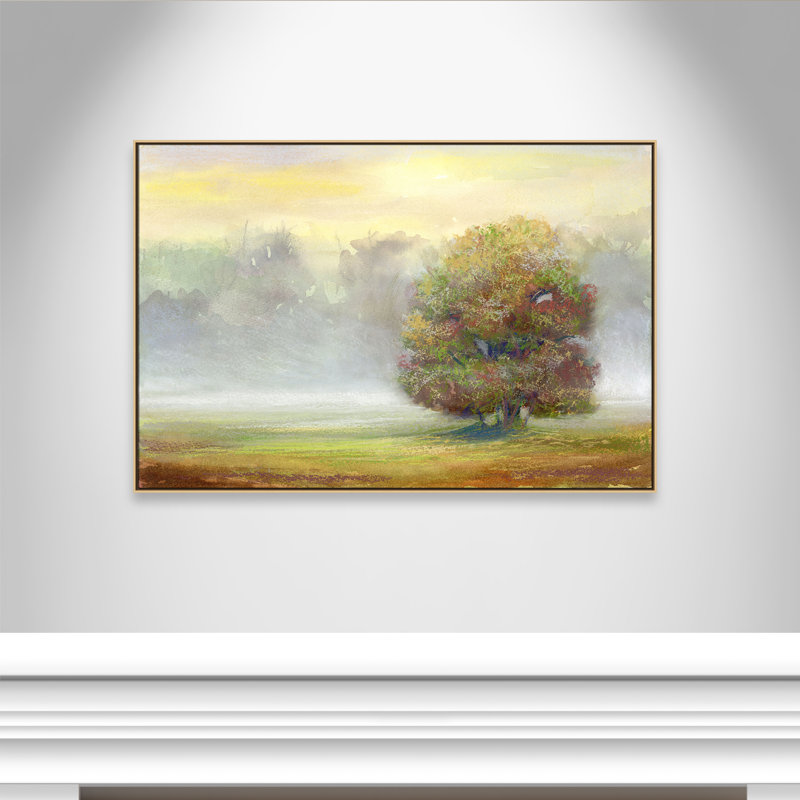 «Rayssa Brush Print» par Dena Ann Adams, Naturel, H 41,5 po x l 61,5 po