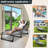Heavy Duty Folding Chaise Lounge Chair With 5-Position Adjustable Backrest, Portable Outdoor Patio Lounger For Poolside, Beach, Lawn, And Camping-1425466709
