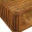 Table basse en noyer d'aspect bois pour le salon - 41,5 po avec tablette de rangement, facile à assembler