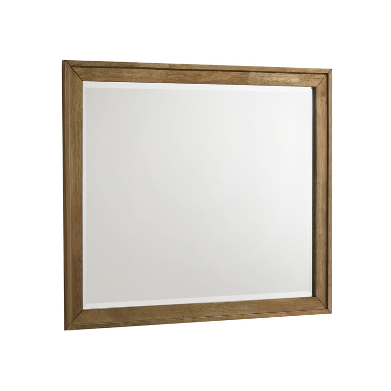 Miroir Andover en érable, Brun