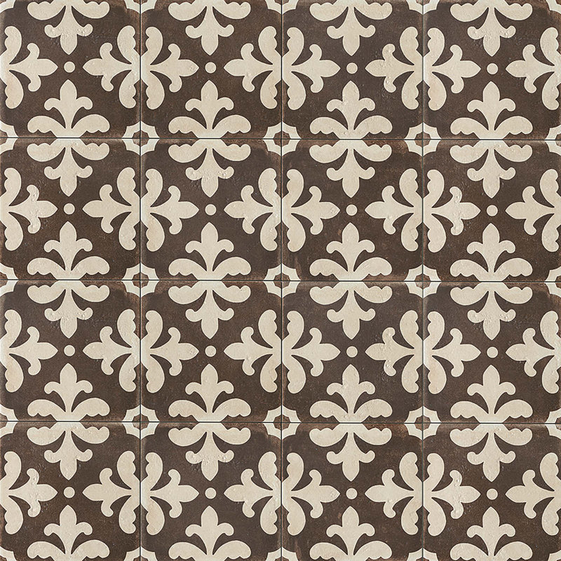 Palazzo Florentina 12" x 12" Porcelain Wall & Floor Tile, Antique Cotto Florentina