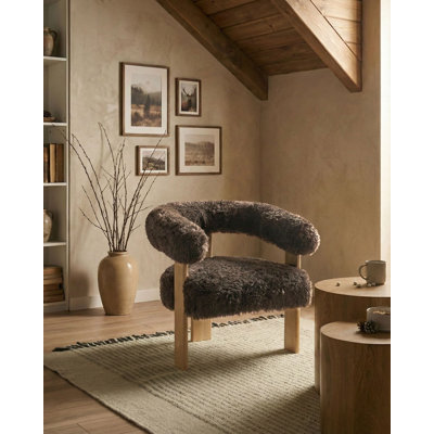 Armchair Aliany Faux Fur
