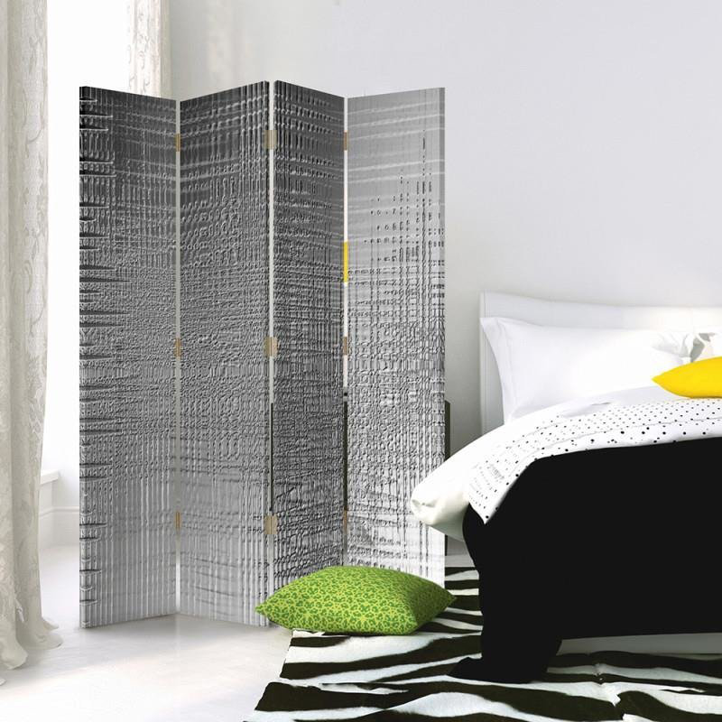 Abbie-Lee Solid Wood Folding Room Divider, 110cm H x 150cm W x 2.2cm D, 4
