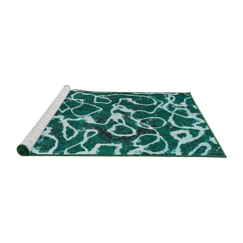 Ajim Abstract Indoor Rug, Round 3'