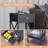Nightstand with Drawer and Shelf for Bedroom, Living Room, Dorm-573769928
