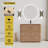 40'' Single Bathroom Vanity With Ceramic Top-729705387