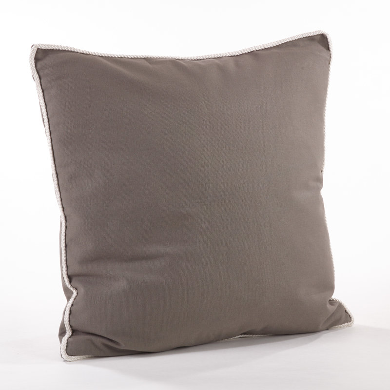 Madalena Cotton Throw Pillow, Ivory, Cover Only