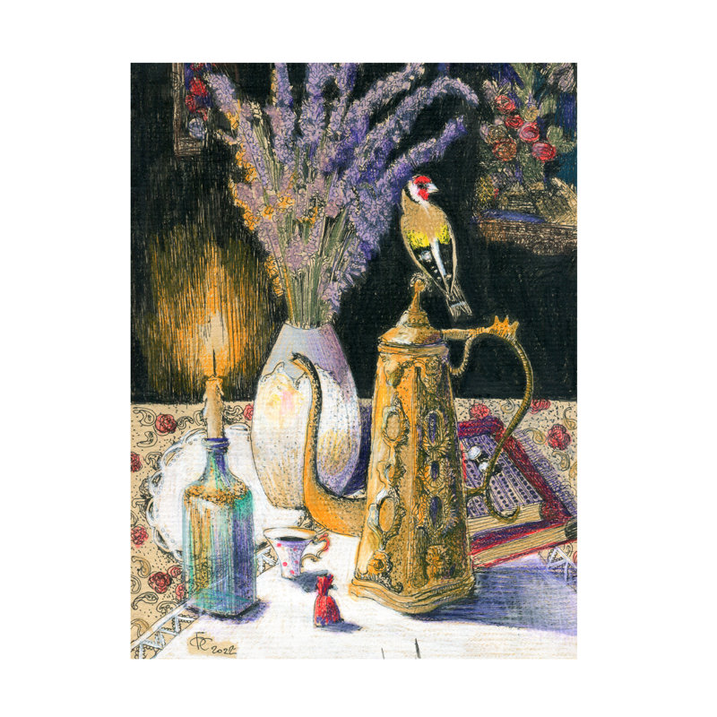 Art sur toile, bolognaise et olivier bolognaise, H 19 po x l 14 po