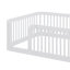 Structure de lit Montessori en taille double, équipée d'une barrière-1256049287