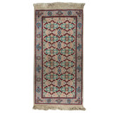 Hand Knotted Wool Area Rug in Multi