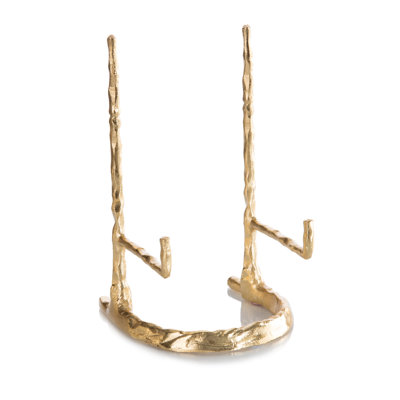 Giacometti Handmade Metal Plate Stand