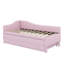 Twin Size Upholstered L-Shaped Upholstered Daybed With Trundle-23119511