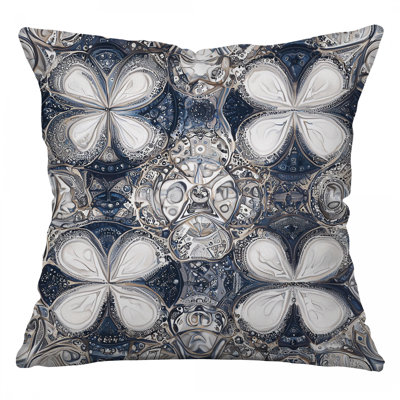 Abstract Pattern Throw Pillow, Graphics Cotton Twill Pillows