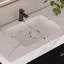 Meuble-lavabo de 36 pouces en pierre artificielle avec lavabo en céramique, tiroirs à fermeture en douceur, tablettes ouvertes et pieds en acier inoxydable pour les salles de bain modernes