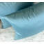 Housse de coussin carré en soie synthétique Aiking Home 20 po x 20 po, fermeture à glissière, turquoise (ensemble de 2)-129579005