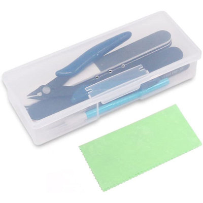 Wrought Studio™ 9-piece Model Building Tool Kit, Precision Hobby Tools For Diy Craft And Plastic Models