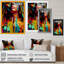 «Vibrant Creative Woman Portrait VI», impression sur toile-2118865489-2118865488
